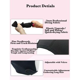 Cat-Ear Wetsuit Hood: 3mm Neoprene Scuba Diving Cap for Women and Children - Thermal Surfing Hood with Flow Vent for Water Sport Scuba Diving Snorkeling and Swimming (Pink, Medium)