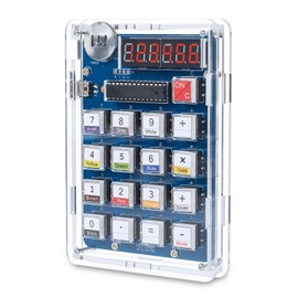 MiOYOOW Soldering Practice Kit, 6 Digits DIY Calculator Kit USB/Battery Powered Desk Calculator Soldering Project Kits for College High School Learning Electronics and Home Office Use