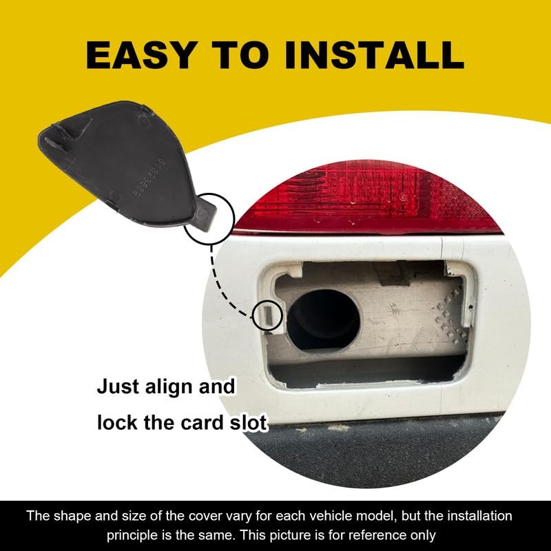 Goholy Car Front Bumper Tow Hook Cover Cap Compatible with