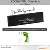 Schwertkrone Cooking Spoon Set, Olive Wood | Spatula | Risotto