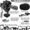 Shotgun Directional Video Microphone DREAMGRIP VLC-150 fine-Tuned for 1.5-5ft. Distance