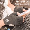 VITAL SALVEO CJ-5511 Anti-slip Fingerless Compression Gloves, Functional, Fingerless, Thimble,
