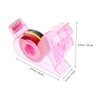 STOBOK 4pcs Cartoon Tape Dispensers Cute Desk Holders for Use