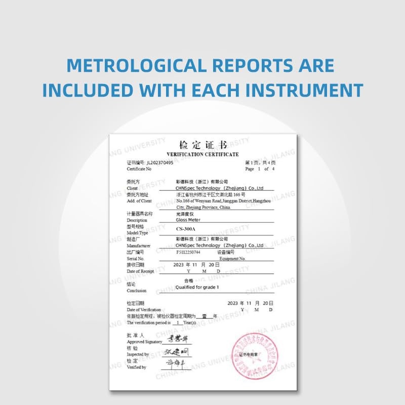 EberSpec Single-Angle 60° High-Precision Gloss Meter,with a Display Accuracy of
