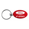 Ford F-250 Oval Key Ring (Red)