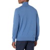 Brooks Brothers Men's Supima Cotton Half-Zip Logo Sweater, Dark Blue