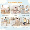 KOTEK Baby High Chair, 6 in 1 Convertible Wooden Highchair