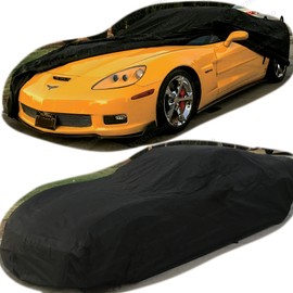 Custom FIT Car Cover fits Chevy Corvette C6 2005 2006 2007 2008 2009 2010 2011 2012 XTREMECOVERPRO Platinum Series Black