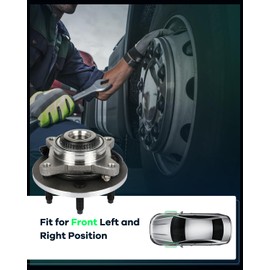 SCITOO Wheel Hub Wheel Bearing Assembly Front 515079 fit for Ford for F-150 2005-2009 for Ford LOBO 2004-2008 for Lincoln MARK LT 2006-2008 6 Lugs Wheel Hub Bearing Assemblies W/ABS 2pcs