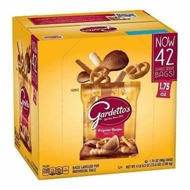 WIAONE Gardetto's Original Recipe Snack Mix, 1.75 oz Each -Family Value 1 Pack ( 42