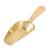Zerodeko 3pcs Quality Small Tea Spoons Metal Leaf Scoop Bean