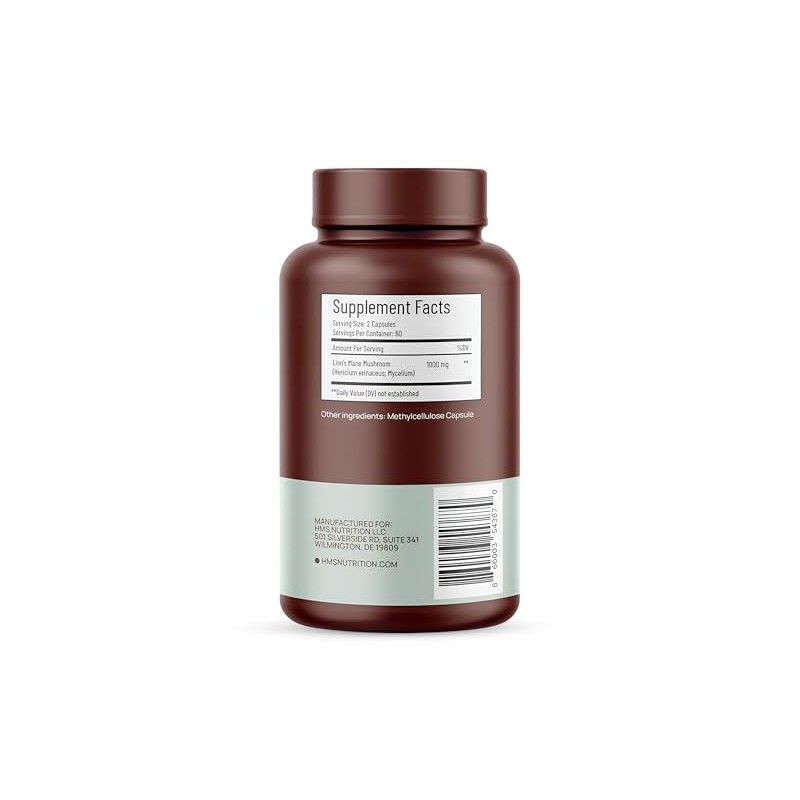 Hongo melena de león - HMS Nutrition - Potente suplemento