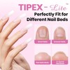 Beetles Tipex Lite Apex Nail Tips, Square Long, 256pcs 16
