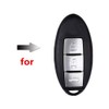 Happyit Leather Car Key Cover Case Keychain for Nissan Qashqai