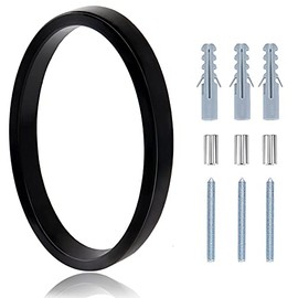 Floating House Numbers - 5 Inch Modern Address Numbers For Houses Rust Proof Zinc Alloy Number 0 Easy To Install