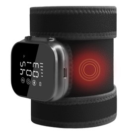 Emicool Flexible Arm-Heizkissen mit Wärme & Vibration & Rotlicht, Ellenbogen Heizkissen Wrap für Arm Bizeps Schmerzlinderung, Tennisarm Bandage Ellenbogen, USB Poewred