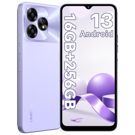 UMIDIGI A15 Mobile Phones, 16 GB (8 GB + 8 GB) + 256 GB (up to 1TB), 64 MP + 16 MP, Simlock-free Mobile Phones, 6.7 Inch HD + Display, 5000 mAh/20 W Fast Charging, Smartphone Without Contract, Android