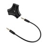 Futheda 5-Way Multi Headphone Audio Splitter Connector, 3.5mm Audio Stereo