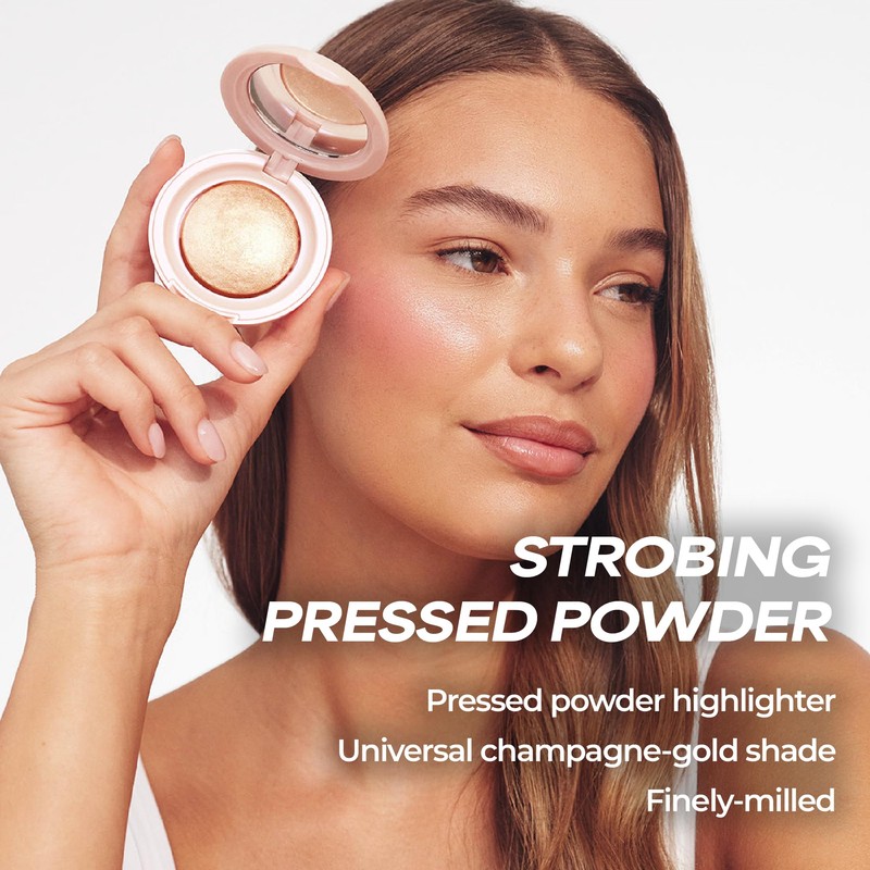 MCoBeauty Baked Highlighting Powder - Champagne