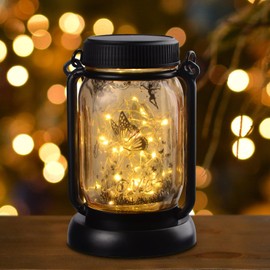 Styleonme Decor Mobile Outdoor, Solar Waterproof Butterfly Lights with Fairy, Gifts for Women Men Butterfly Lovers Gifts, Hanging Butterfly Lanterns with Stake for Yard Lawn Garden Decor