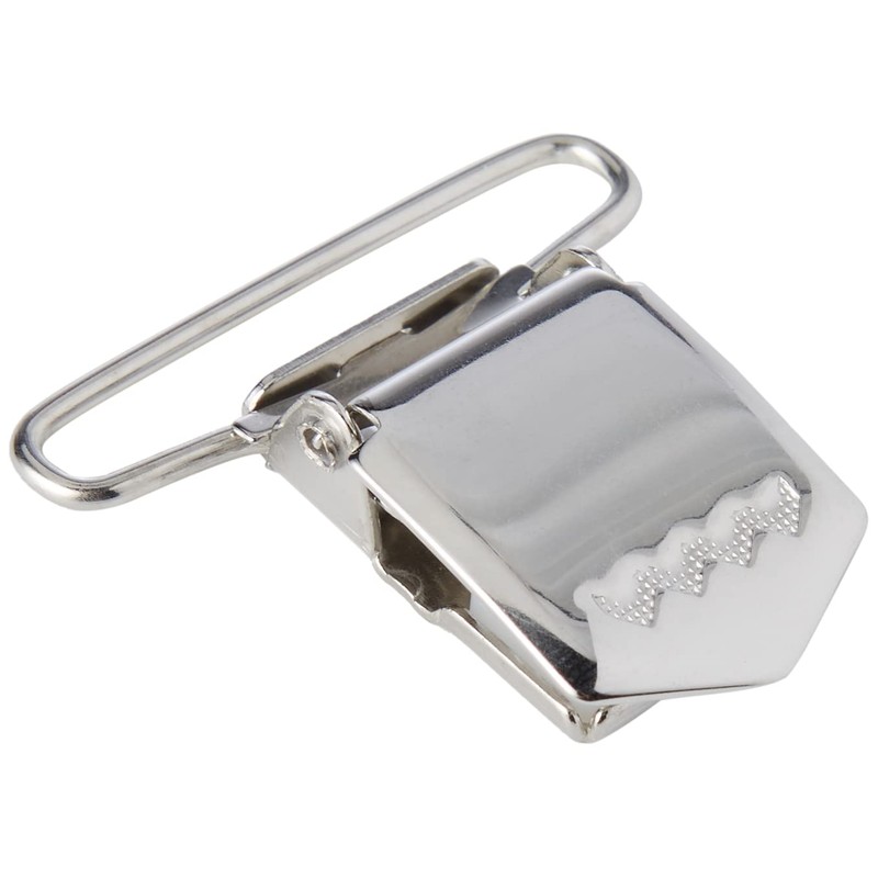 Prym 405.224 Brace Clips, Silver, 30 mm, Pack of 2