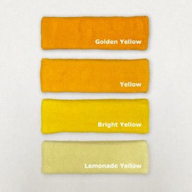COUVER Premium Quality Stretchable SportsAthletic Golden Yellow Terry Head Sweatband(1 Piece)