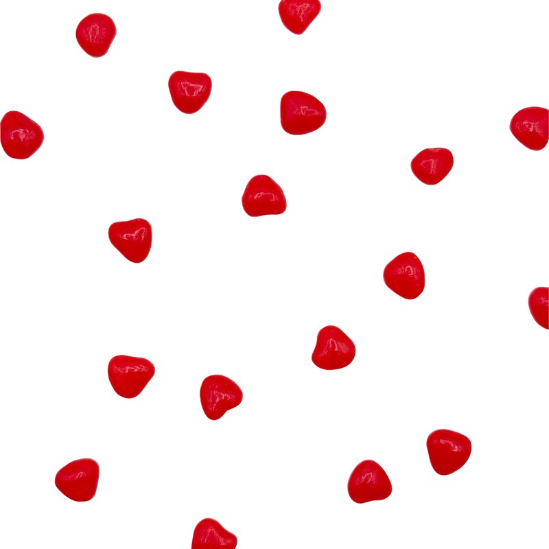 Cinnamon Imperial Hearts, 2lb Bulk Bag, Cinnamon Candy, Red Candy