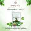 Exotic Veda Premium Quality Moringa Powder (100g/3.52Oz) - 100% Pure,