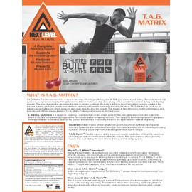 Next Level Nutrition Next Level Nutrition TAG Matrix Unflavored | Glutamine Intra Workout Amino Recovery Powder | 30 Servings