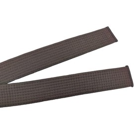 Pandiui23 Professional Taekwondo Karate Judo Double Wrap Martial Arts Stripe Sports Belt (1, Brown, 2.8M)