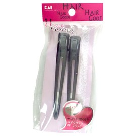Kai Corporation HA3035 Hair Goods Hair Clip L 2P Black