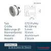 Turmberg3D - 2x GT2 timing belt pulley drive - 60