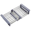 Delle Rose Retractable Dish Drying Rack,Stainless Steel Drainer Basket for