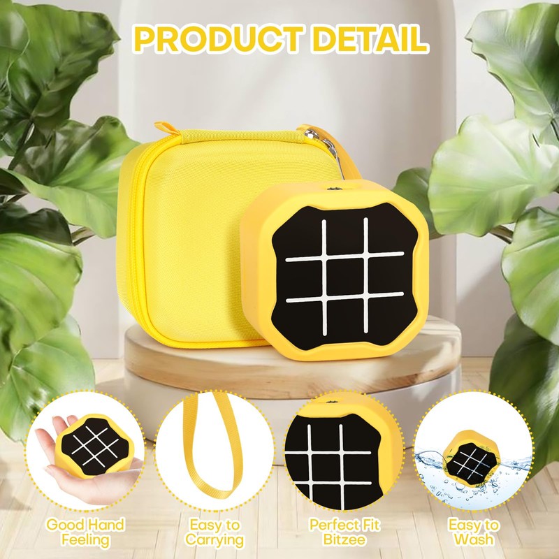 MGZNMTY Travel Storage Case and Silicone Cover Compatible with Giiker