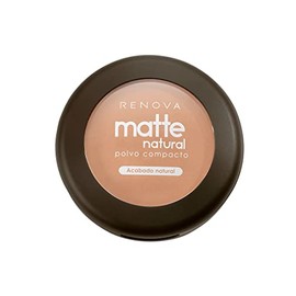 Renova Polvo Compacto Matte Natural, color Beige Miel, 10.5 g