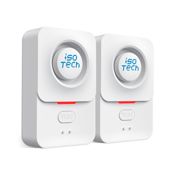 ISO TECH Wassermelder WLAN (Nur 2,4G) TUYA App mit Batterie,
