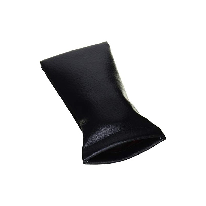 Tacy G-7-2 Glasses Case, Black, Soft, Spring Base, Made in