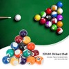 GOTOTOP 16PCS 32MM Mini Pool Ball Billiard Set,Resin Kids Pool