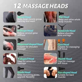 DDVWU Pistola De Masaje Muscular De Tejido Profundo - Ddvwu