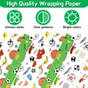 AYSYR 8 PCS Football Wrapping Paper 50 X 70cm,Boys Wrapping