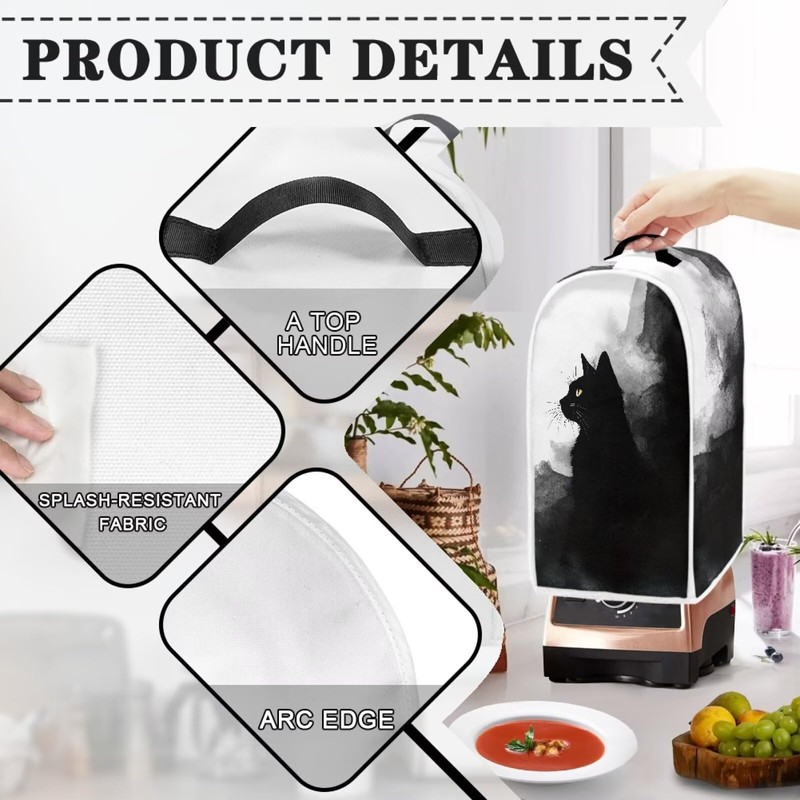 Urndoeng Soft Blender Cover Small Appliance for Kitchen Dust Cover