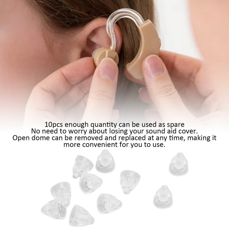 10pcs Sound Aids Domes for Minifit Anti Static Reusable Single