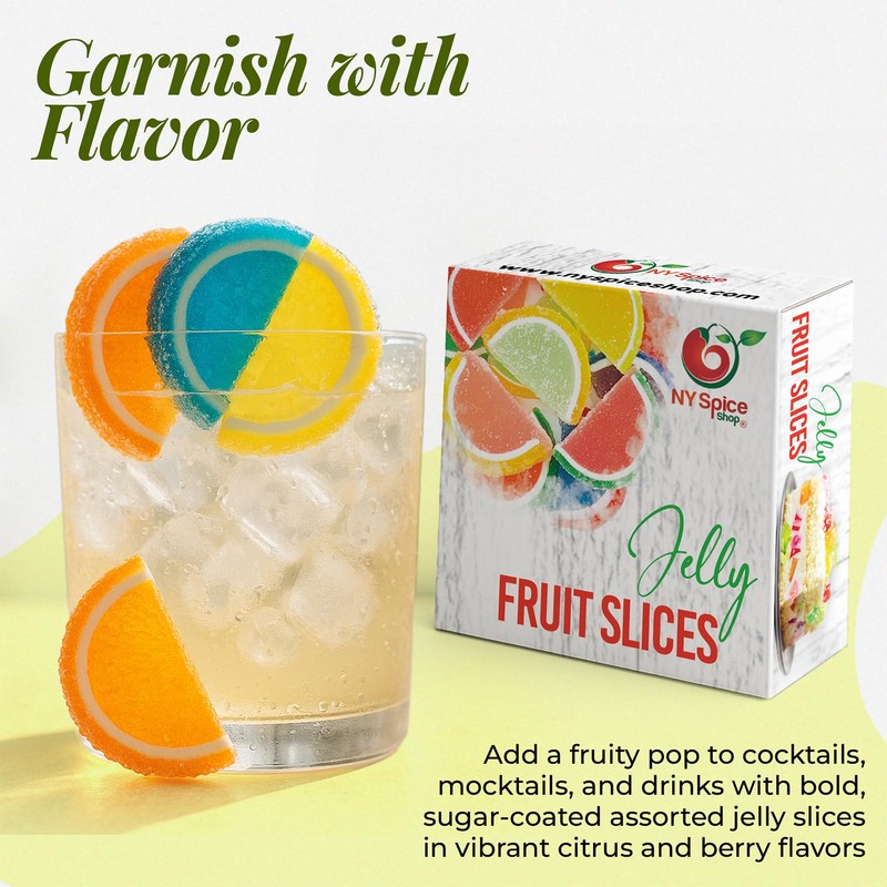 NY SPICE SHOP Jelly Fruit Candy - 1 Pound Fruit