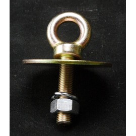 RaceQuip Harness Mounting Hardware 7/16-20 Long Eye Bolt Kit with Washer and Nut 1 7/8" Long Shank Forged 700060