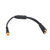Waterproof Y Splitter 1T2 Cable with 3 Pin Connector for