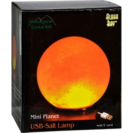 Himalayan Salt Mini Planet Salt Lamp - USB - 3 in
