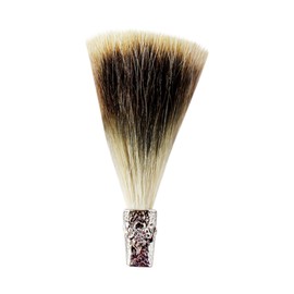 Essence of Europe Gifts Gamsbart Brush German Oktoberfest Pins With Engraved Edelweiss Flower & leaves - Bavarian Hat Pins Oktoberfest Costume Accessory By E.H.G