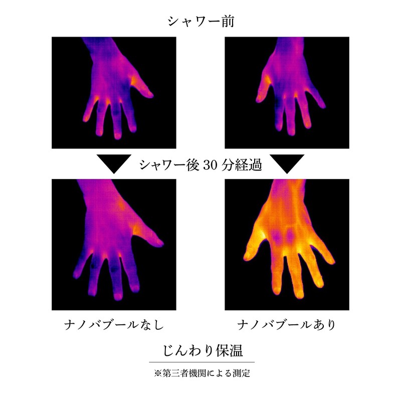 Bath Revolution Nano Babur W Tornado Shower Head Nano Bubble