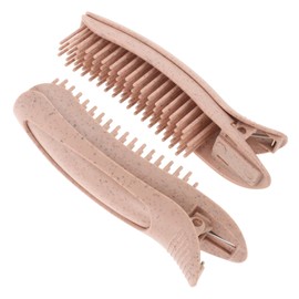 Mikinona 2pcs Curl Hair Root Clip for Bangs Roller Heatless Curls Top Clip Volumizing Hair