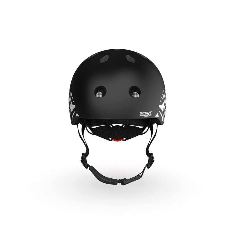 Scoot & Ride 96560 Casque de Sport Noir, White